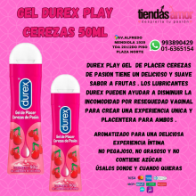 GEL DUREX PLAY CEREZAS 50ML